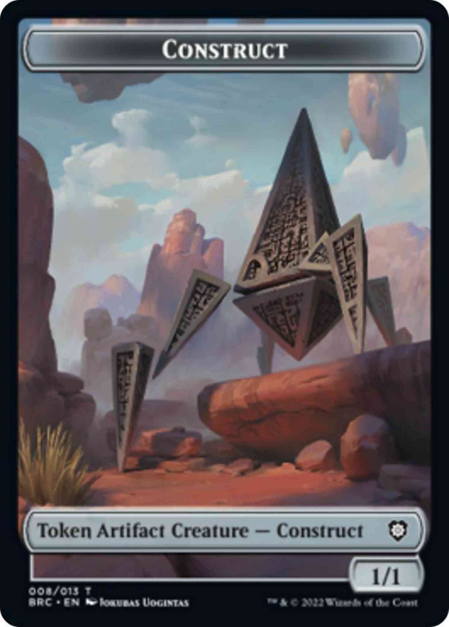 Construct Token (08) // Phyrexian Myr Token (05) [The Brothers' War: Commander: Tokens] [Non-Foil]