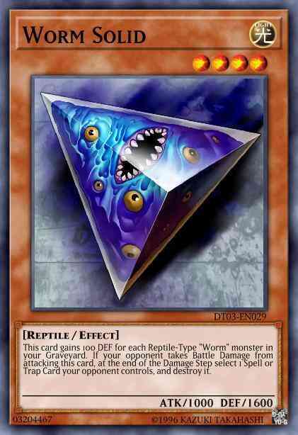 Worm Solid - DT03-EN029 - Duel Terminal Rare Parallel Rare - Duel Terminal