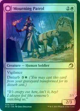 Mourning Patrol // Morning Apparition [28] [Innistrad: Midnight Hunt] [Foil]