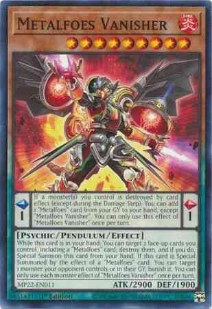 Metalfoes Vanisher - MP22-EN011 - Common - 1st Edition