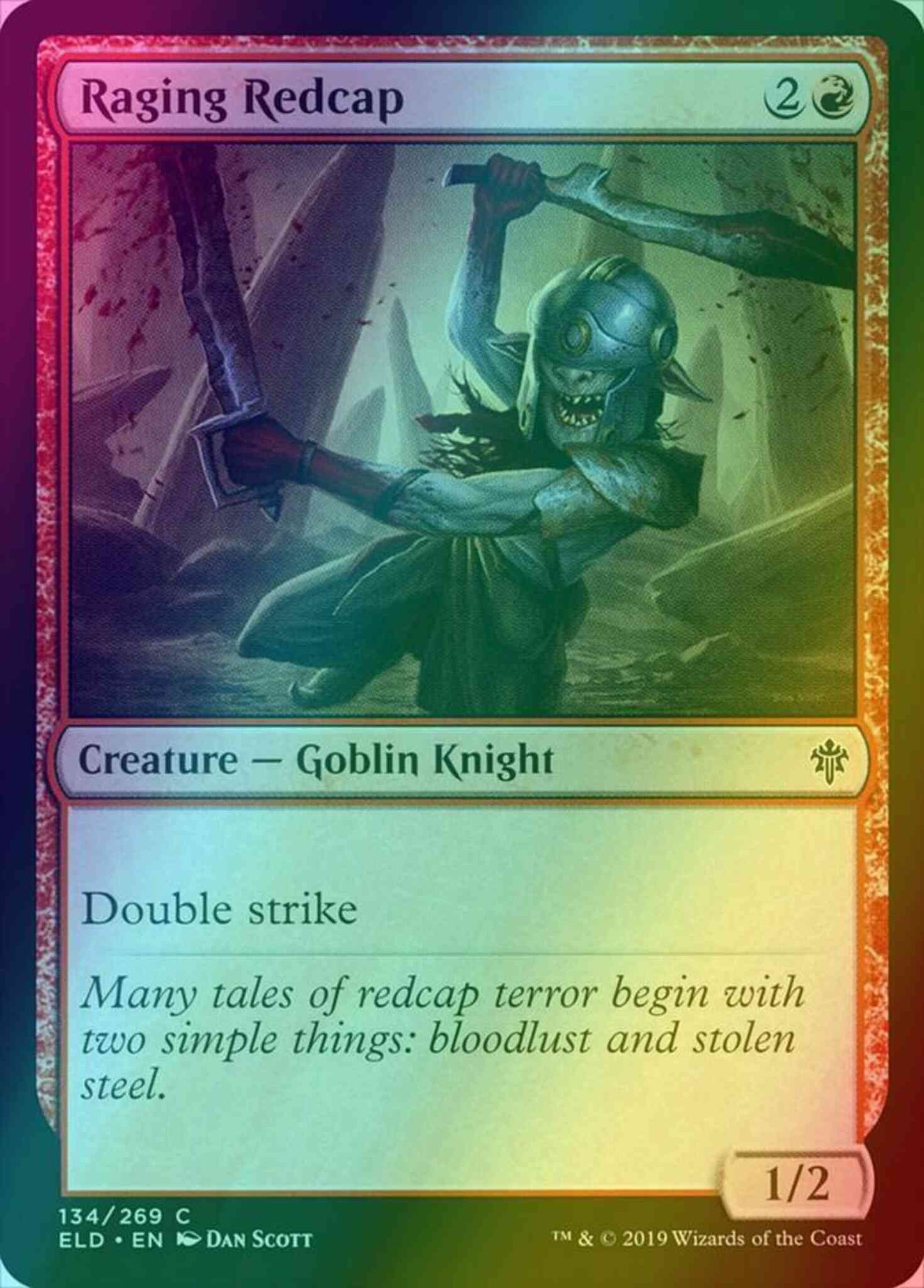 Raging Redcap [134] [Throne of Eldraine] [Foil]