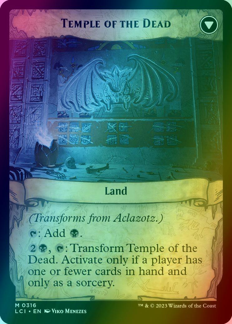 Aclazotz, Deepest Betrayal // Temple of the Dead [316] [Gods of Ixalan Showcase] [The Lost Caverns of Ixalan] [Foil]
