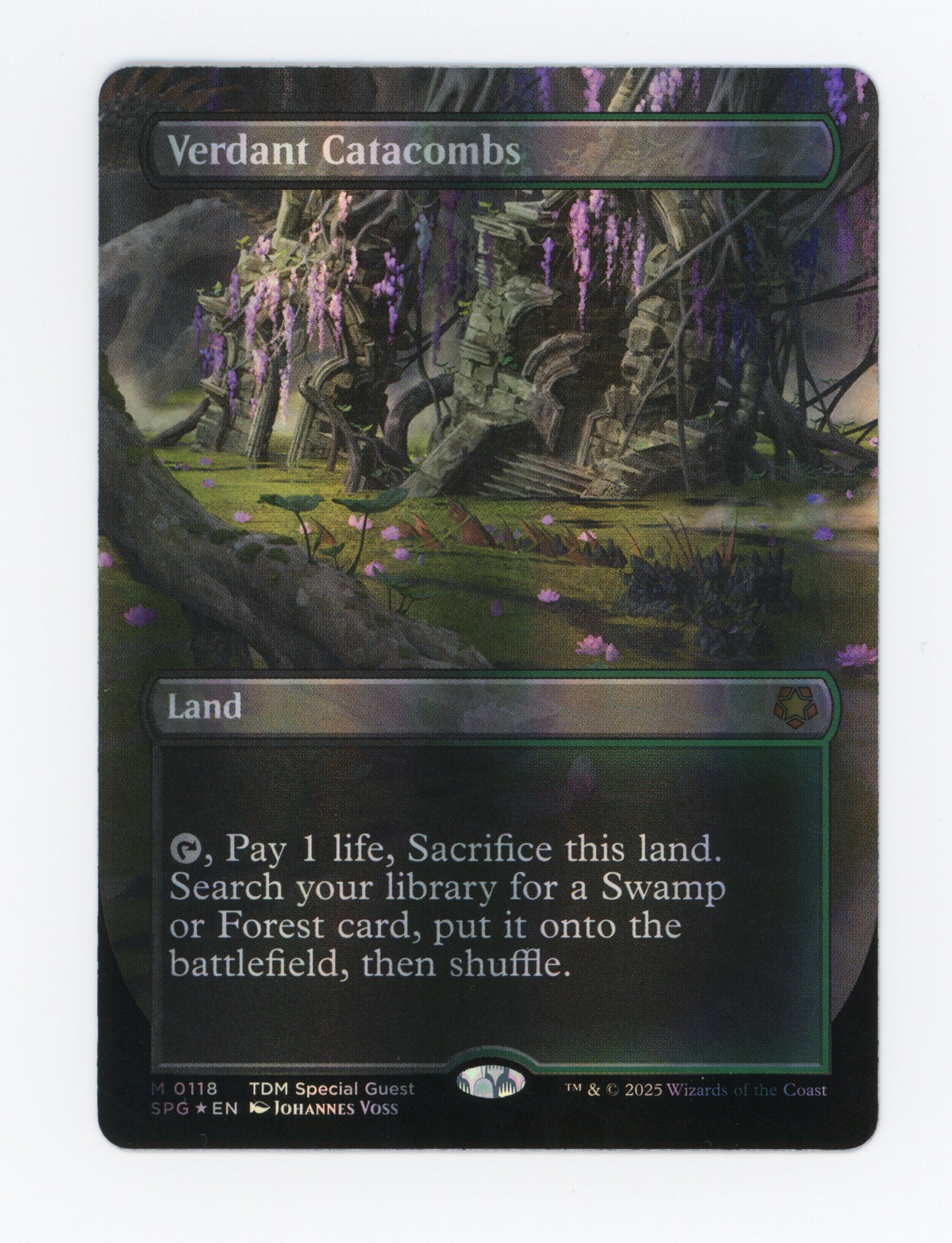 Verdant Catacombs — Borderless|Dragonscale Foil — ID 18690