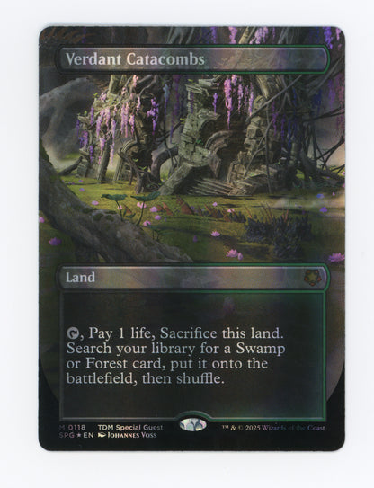 Verdant Catacombs — Borderless|Dragonscale Foil — ID 18690