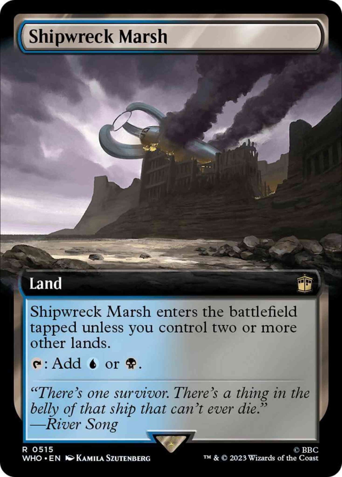 Shipwreck Marsh [515] [Extended Art] [Universes Beyond: Doctor Who] [Non-Foil]