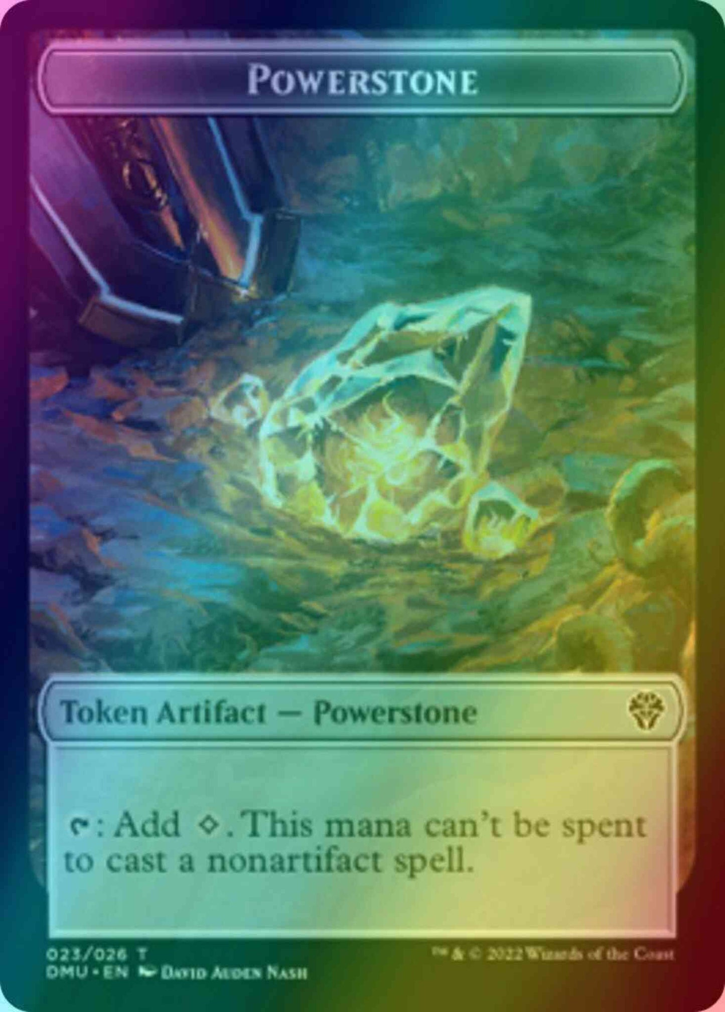 Powerstone Token (23) // Soldier Token (04) [DMU/DMU Set Symbol] [Dominaria United: Tokens] [Foil]