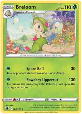 Breloom - 004/172 - Rare [swsh9-004] [Non-Holo]