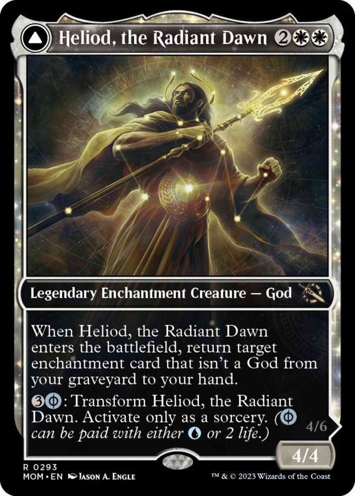 Heliod, the Radiant Dawn // Heliod, the Warped Eclipse [293] [Planar Showcase] [March of the Machine] [Non-Foil]