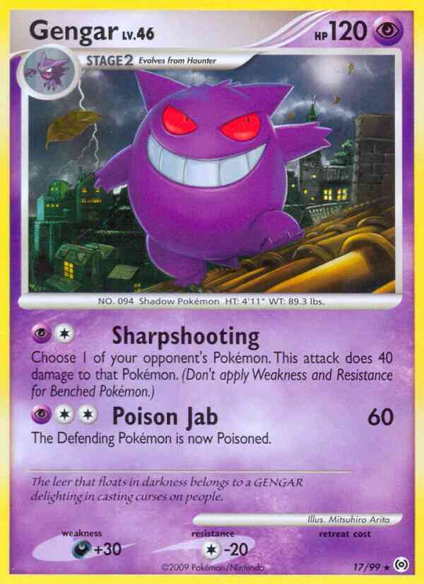 Gengar - 17/99 - Rare [pl4-17] [Non-Holo]