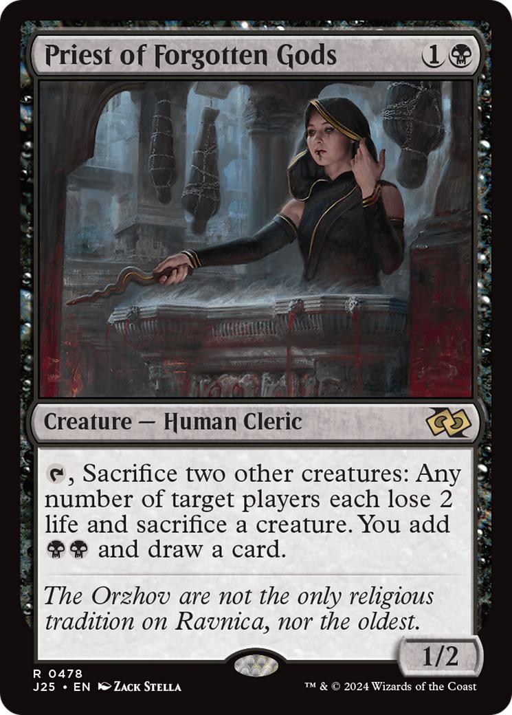 Priest of Forgotten Gods [478] [Foundations: Jumpstart] [Non-Foil]