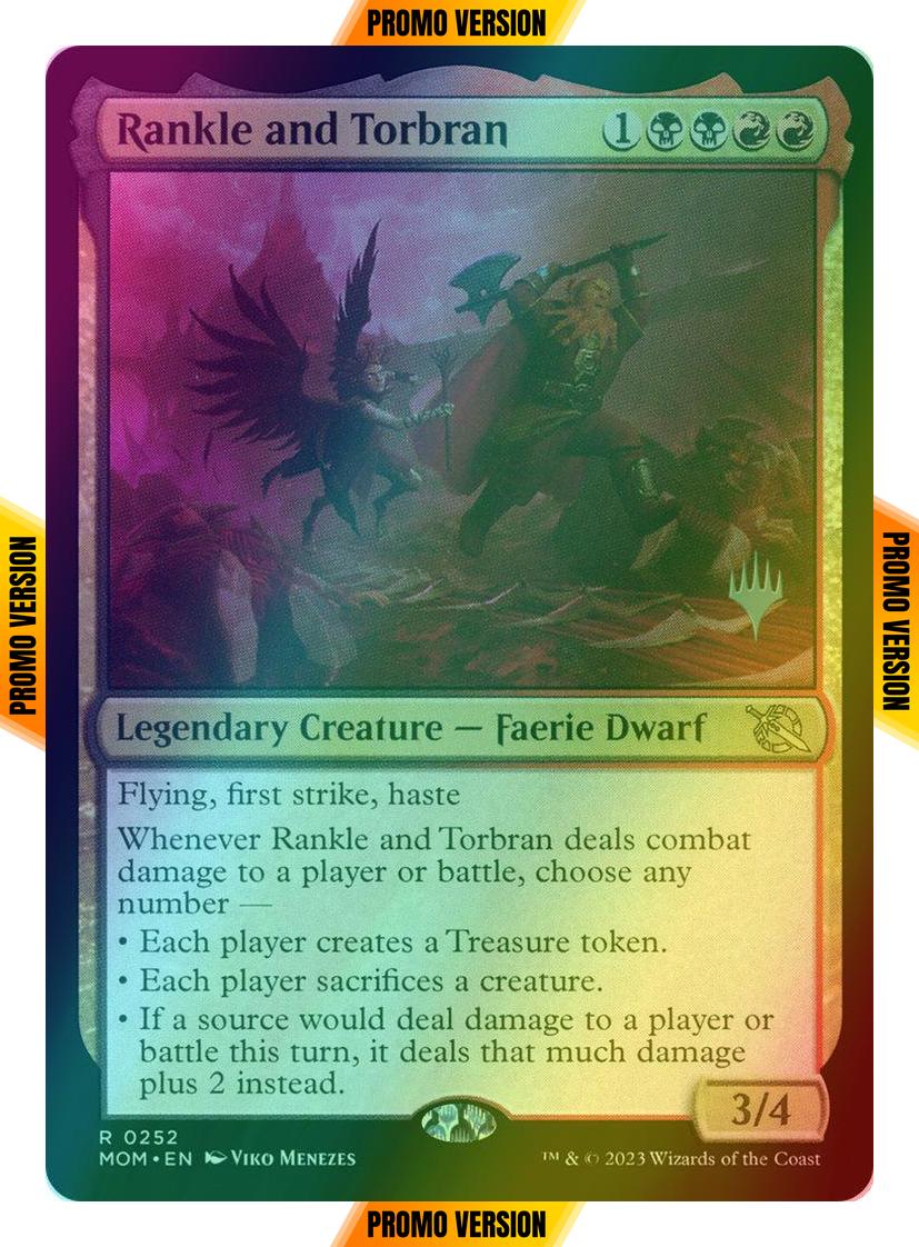 Rankle and Torbran [252p] [Promo Pack] [March of the Machine: Promos] [Foil]