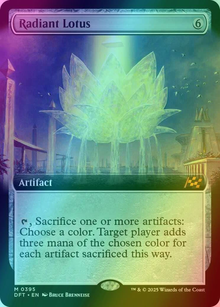 Radiant Lotus [395] [Extended Art] [Aetherdrift] [Foil]
