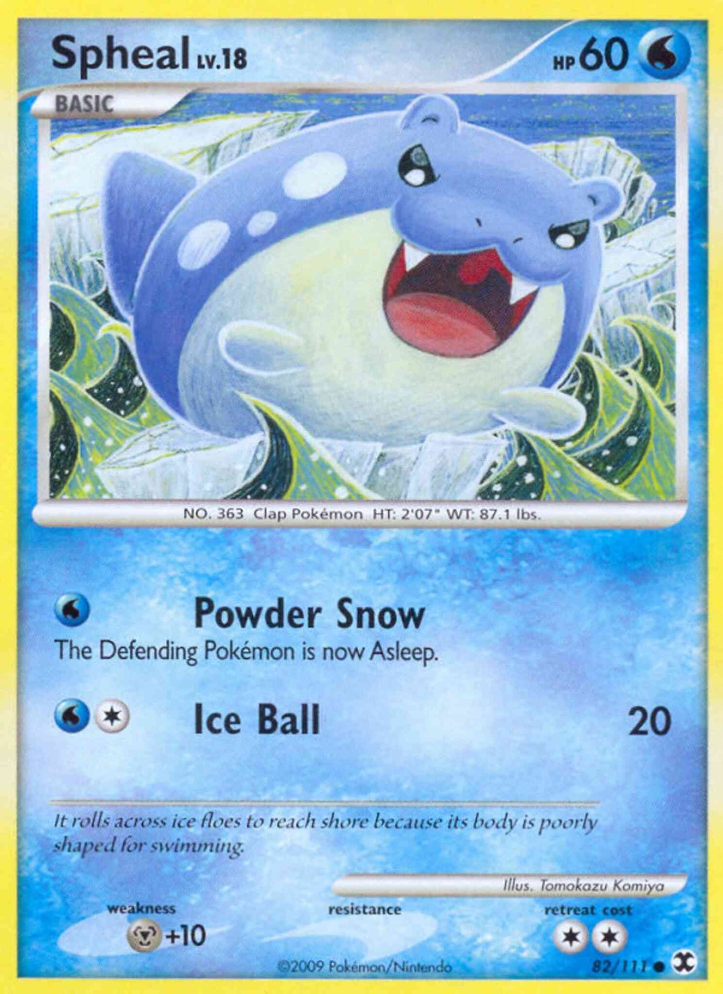 Spheal - 82/111 - Common [pl2-82] [Non-Holo]