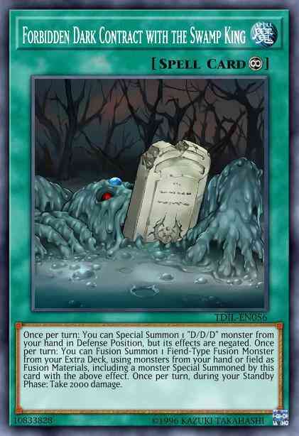 Forbidden Dark Contract with the Swamp King - TDIL-EN056 - Common - 1st Edition