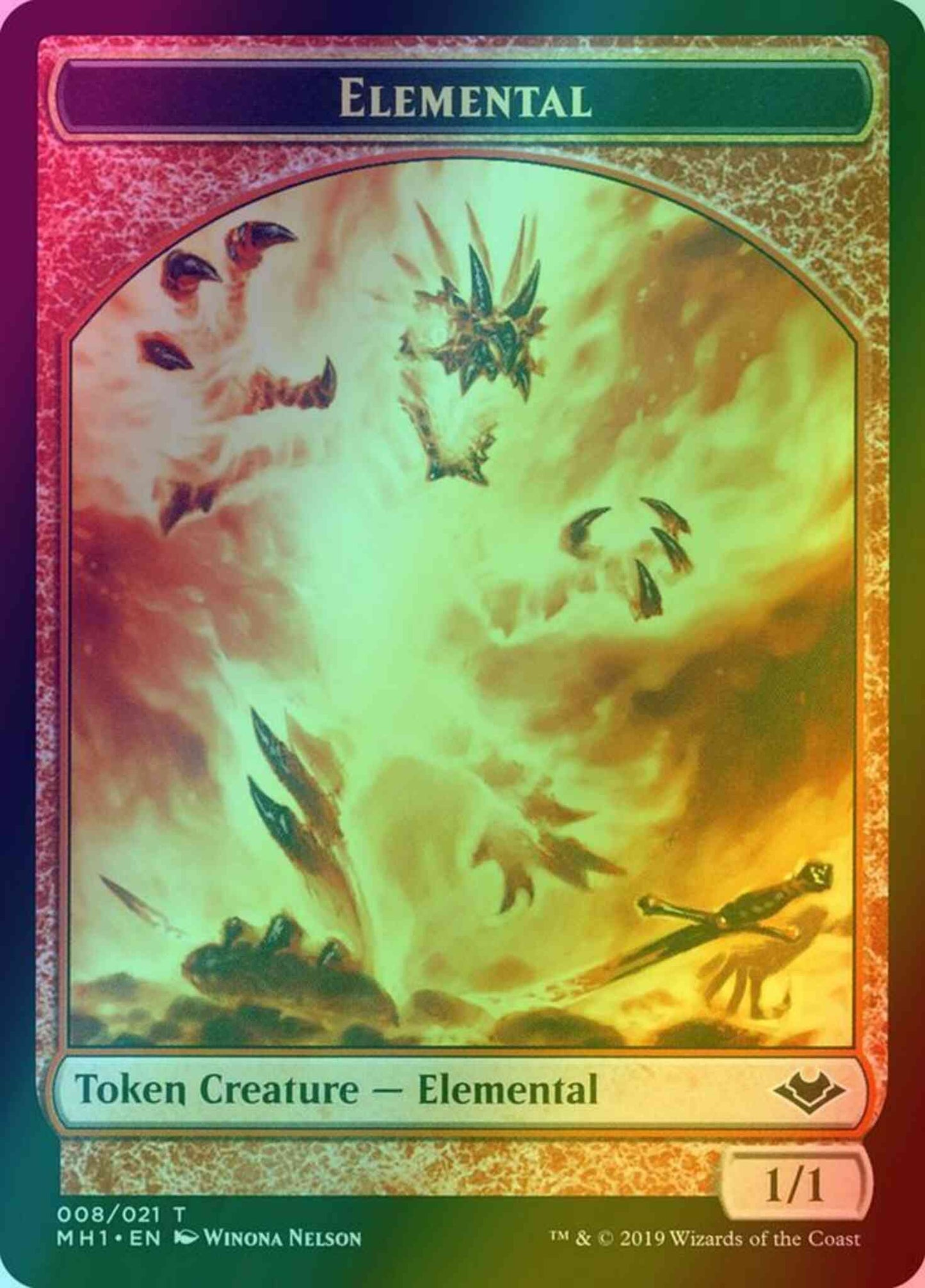 Elemental Token [08] [Modern Horizons Tokens] [Foil]