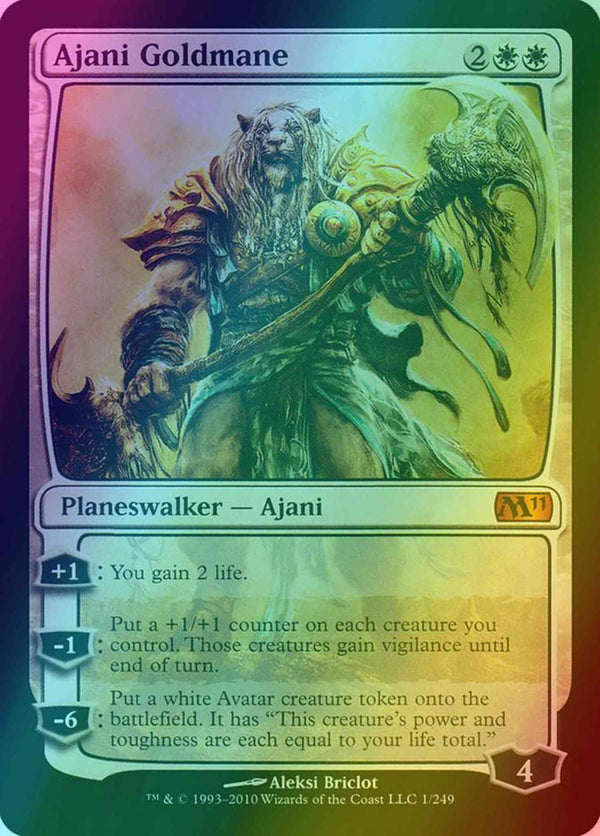 Ajani Goldmane [Magic 2011] [Foil]