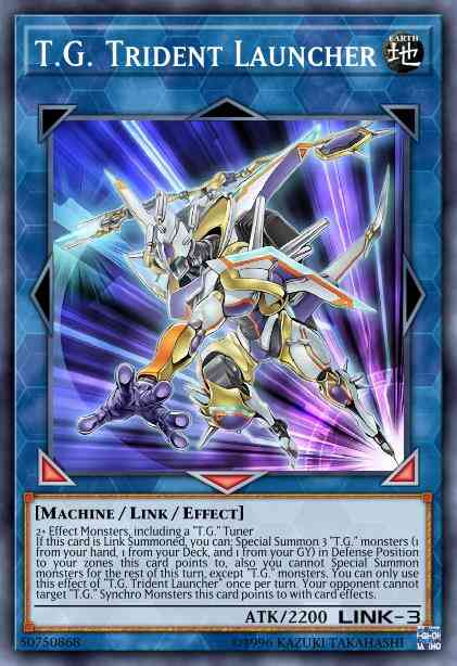 T.G. Trident Launcher - SAST-EN050 - Secret Rare - Unlimited