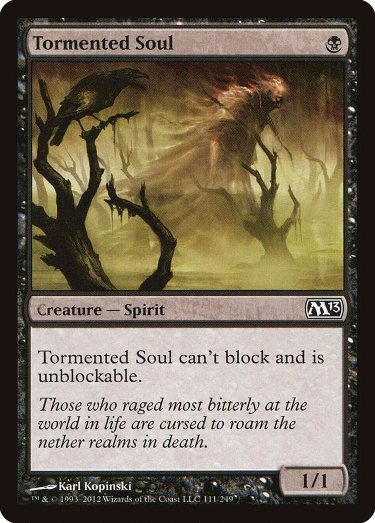Tormented Soul [111] [Magic 2013] [Non-Foil]