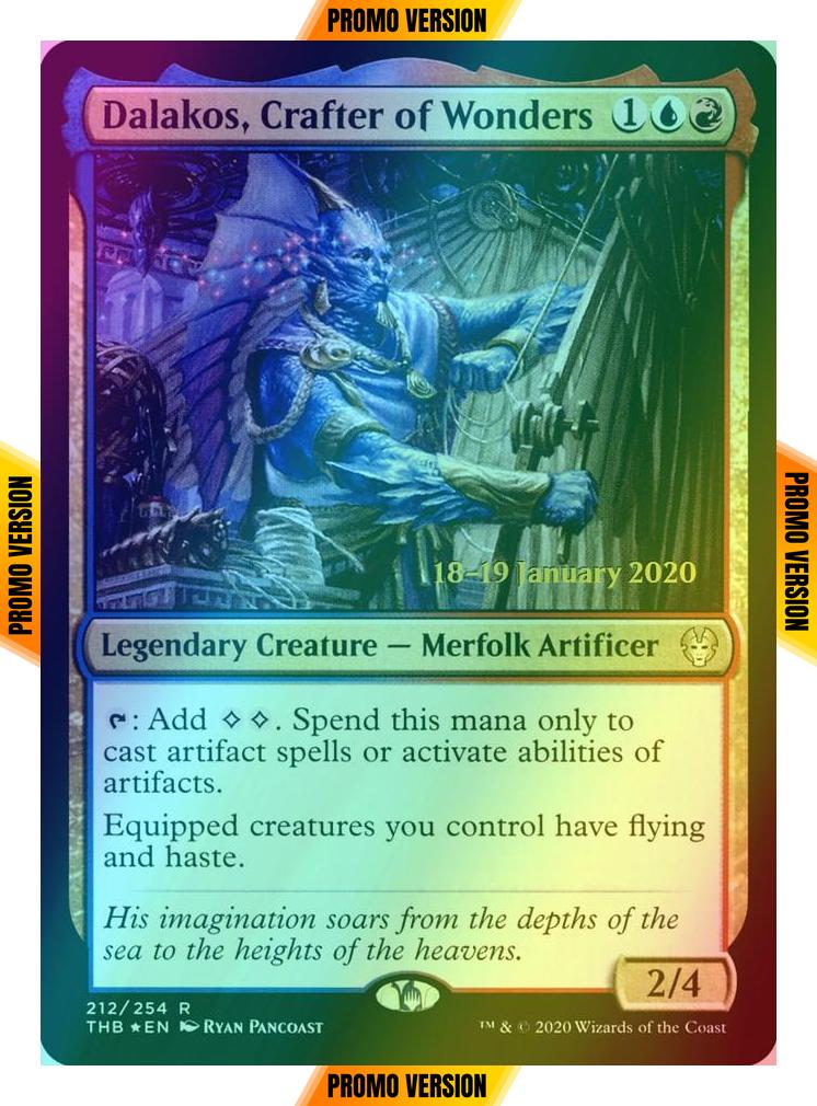 Dalakos, Crafter of Wonders [212s] [Theros Beyond Death Promos] [Foil]