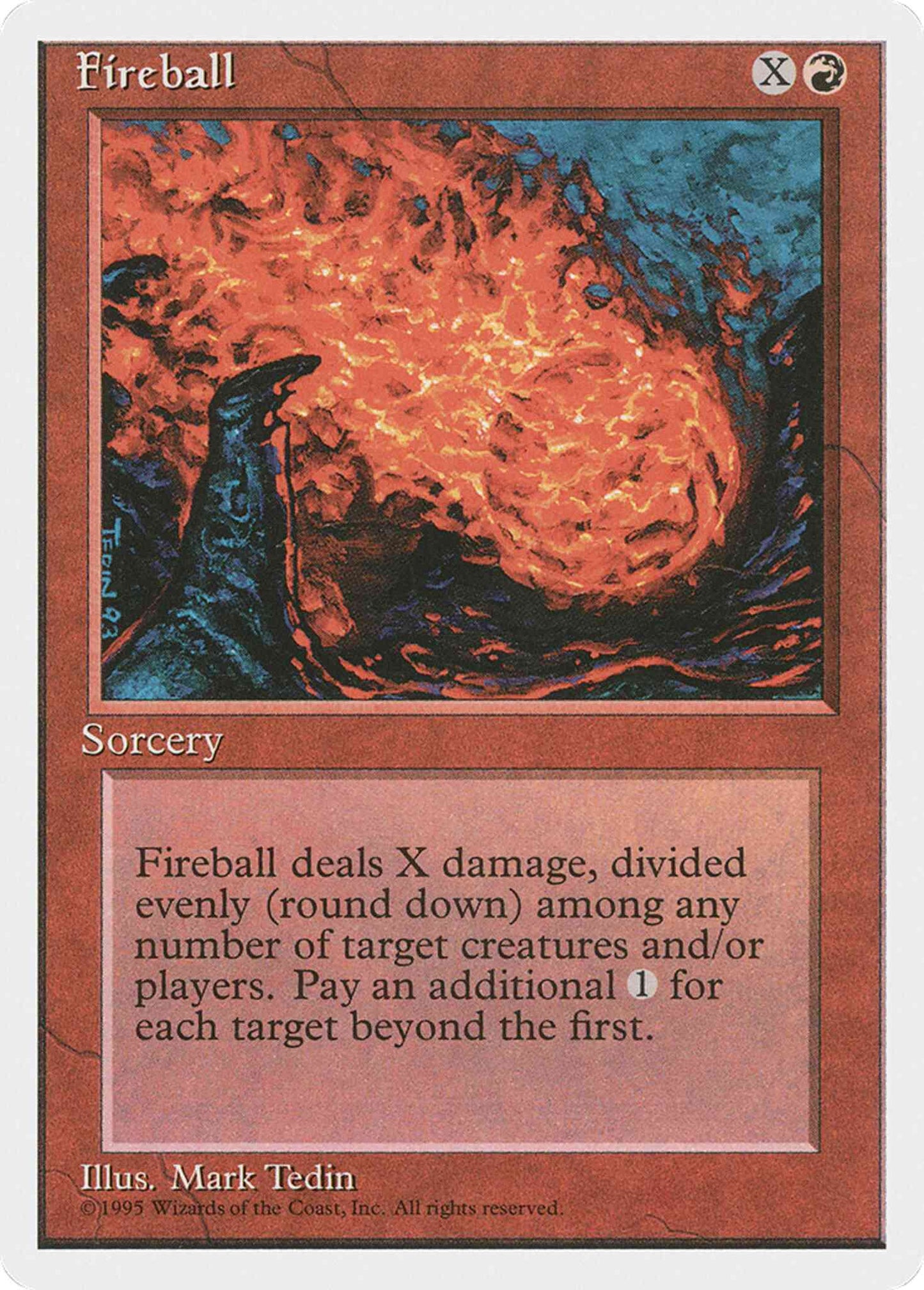 Fireball [192] [Fourth Edition] [Non-Foil]