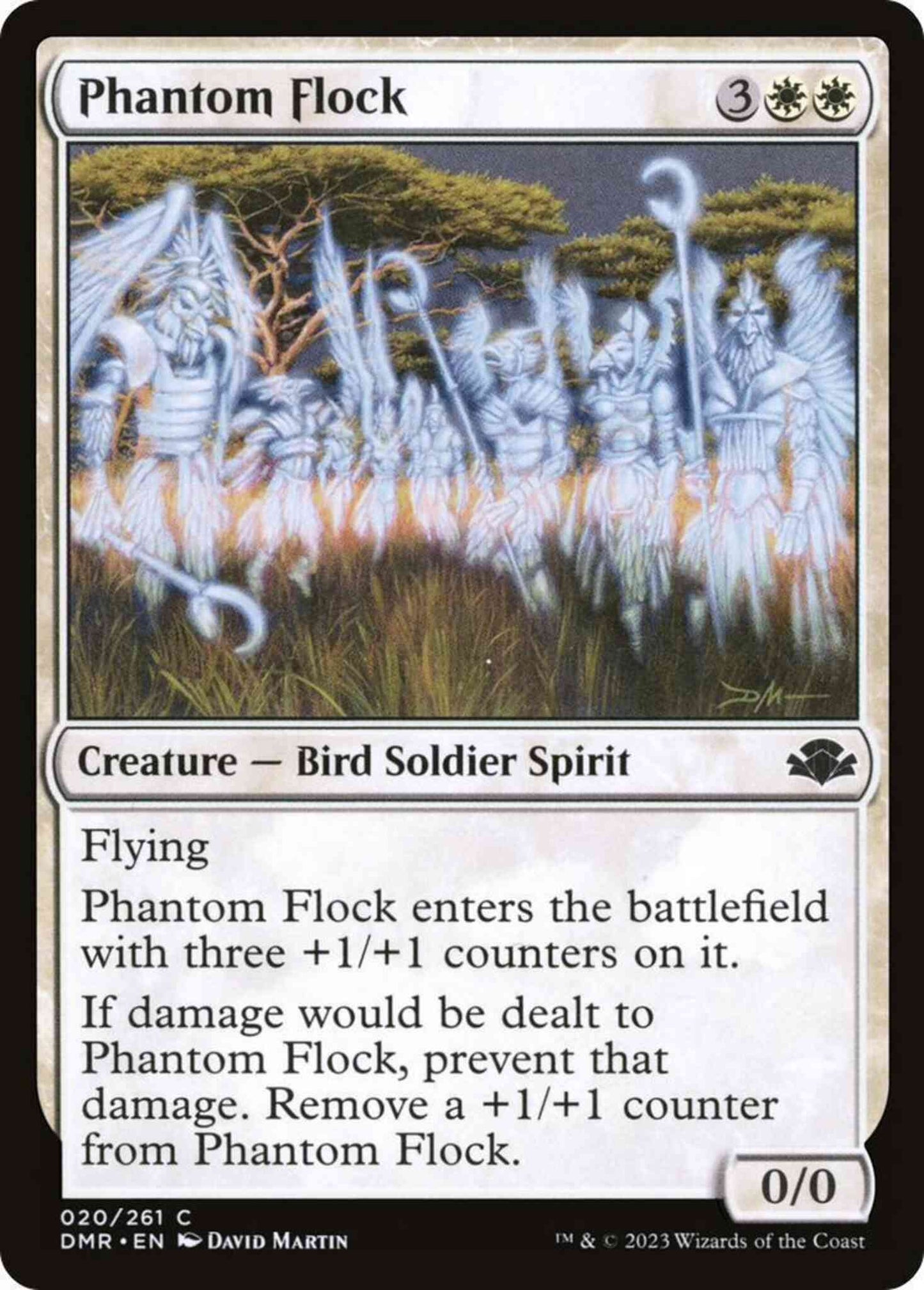 Phantom Flock [20] [Dominaria Remastered] [Non-Foil]