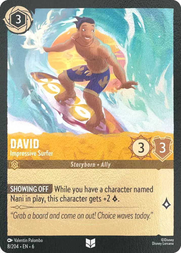 David - Impressive Surfer - 8/204 [Azurite Sea] [Cold Foil]