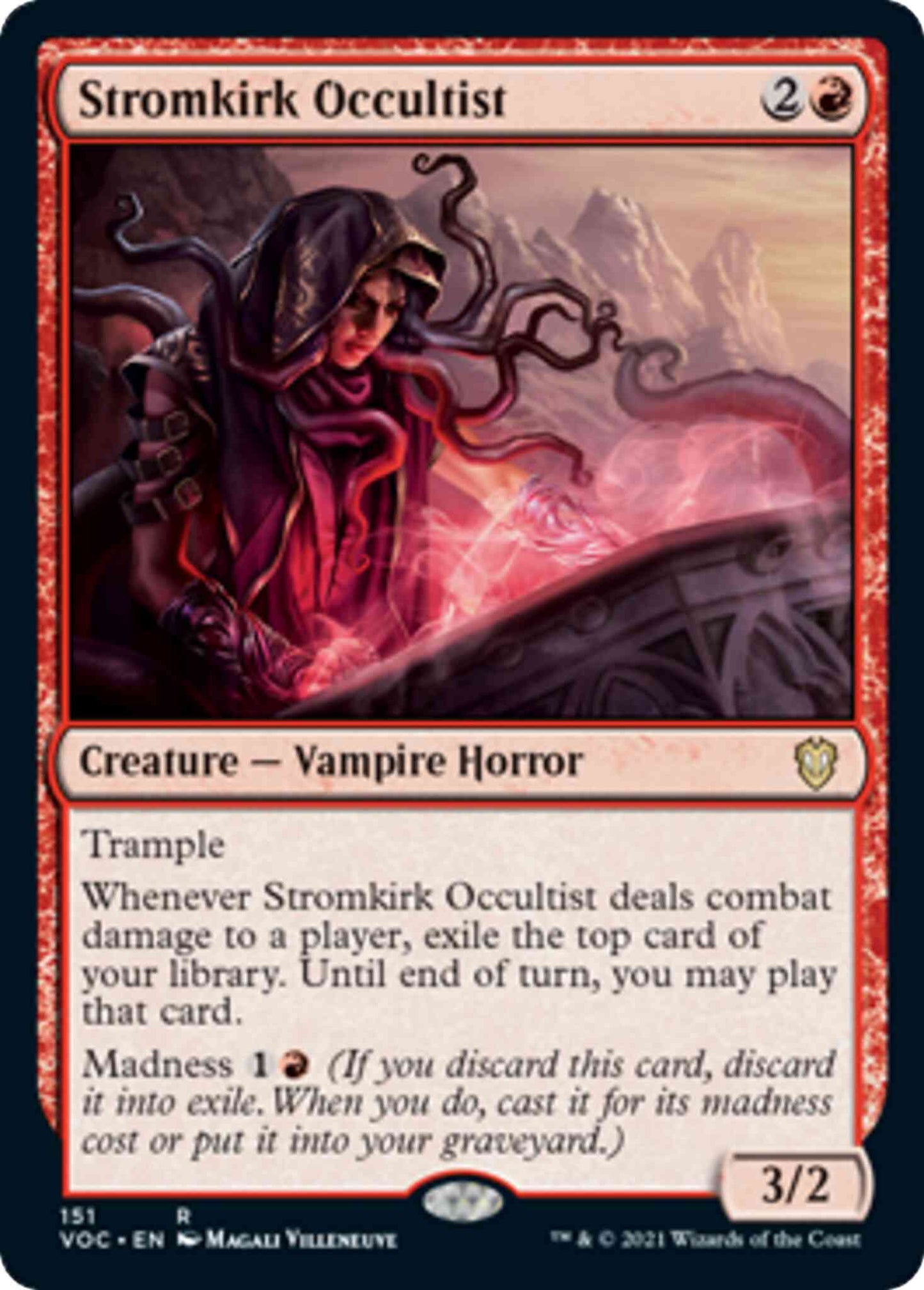 Stromkirk Occultist [151] [Innistrad: Crimson Vow: Commander] [Non-Foil]