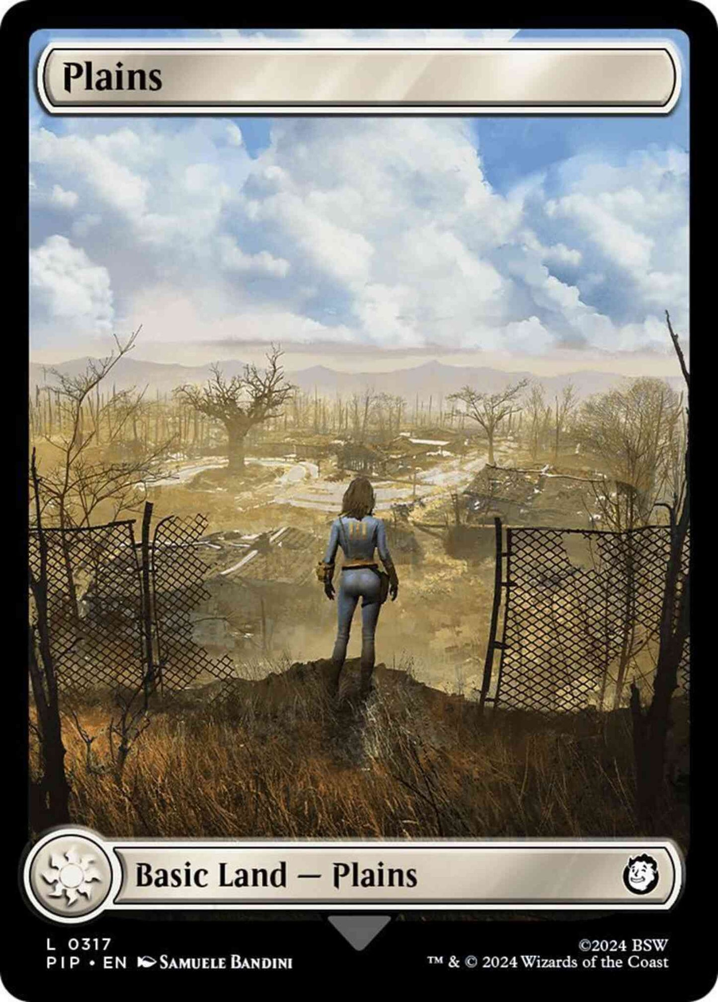 Plains [317] [Full Art] [Fallout] [Non-Foil]