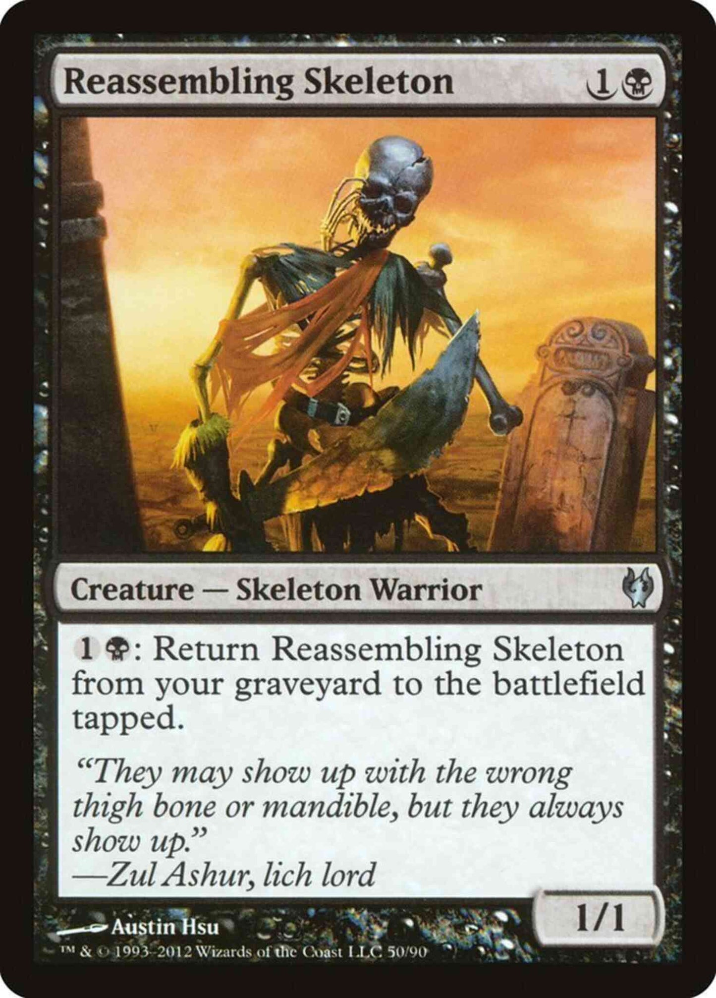 Reassembling Skeleton [50] [Duel Decks Izzet vs Golgari] [Non-Foil]