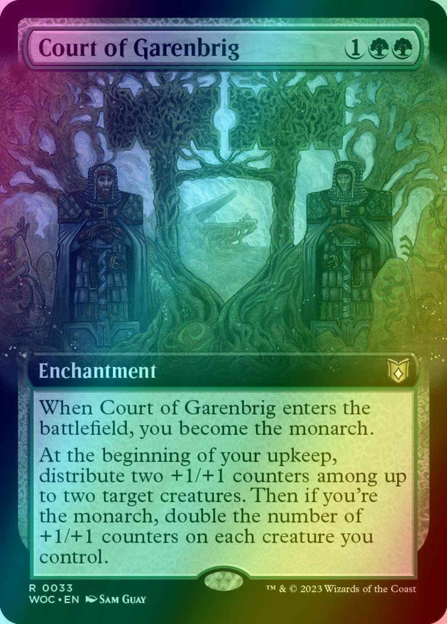 Court of Garenbrig [33] [Extended Art] [Wilds of Eldraine: Commander] [Foil]