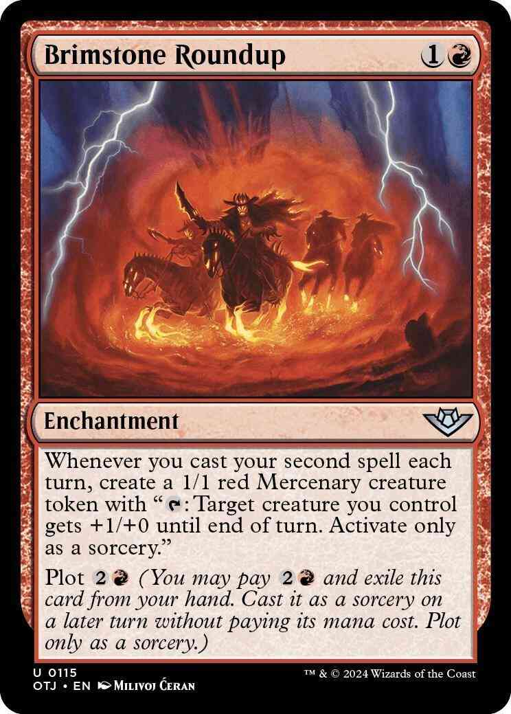Brimstone Roundup [115] [Outlaws of Thunder Junction] [Non-Foil]
