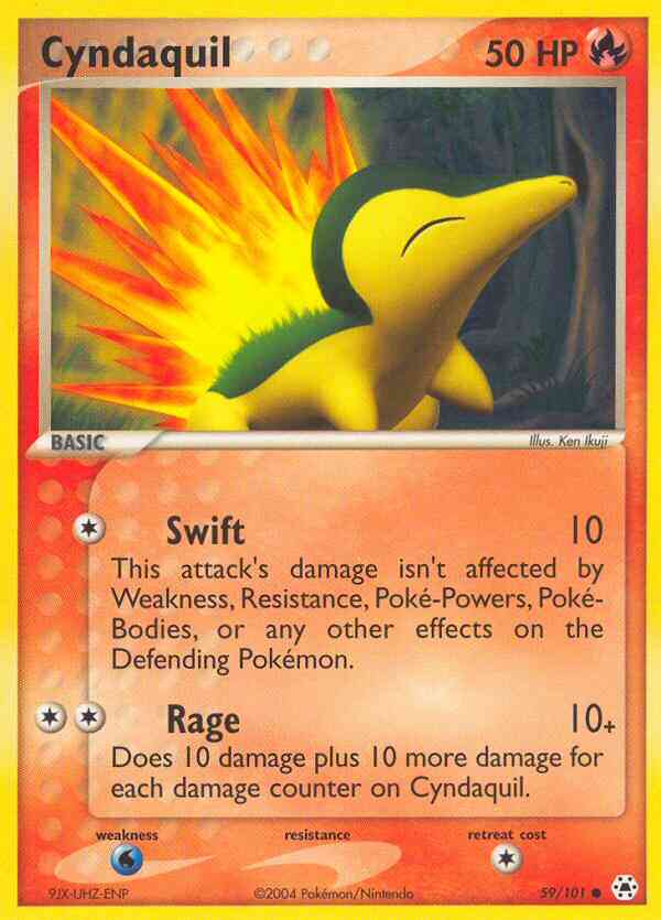 Cyndaquil - 59/101 - Common [ex5-59] [Reverse Holo]