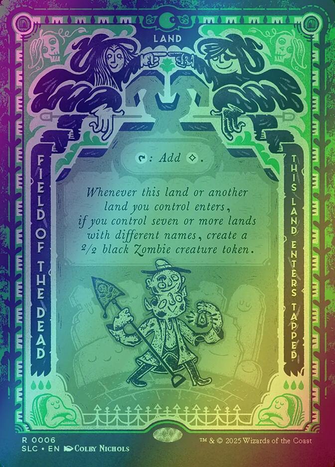 Field of the Dead [0006] [Borderless] [Encyclopedia of Magic] [Secret Lair Countdown] [Foil]