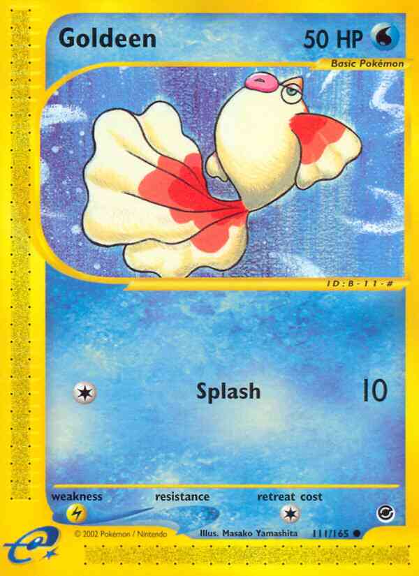 Goldeen - 111/165 - Common [ecard1-111] [Reverse Holo]