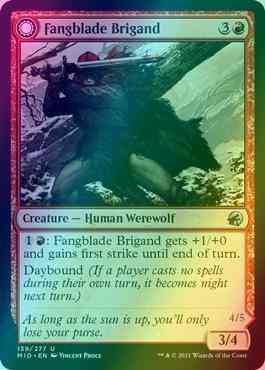Fangblade Brigand // Fangblade Eviscerator [139] [Innistrad: Midnight Hunt] [Foil]