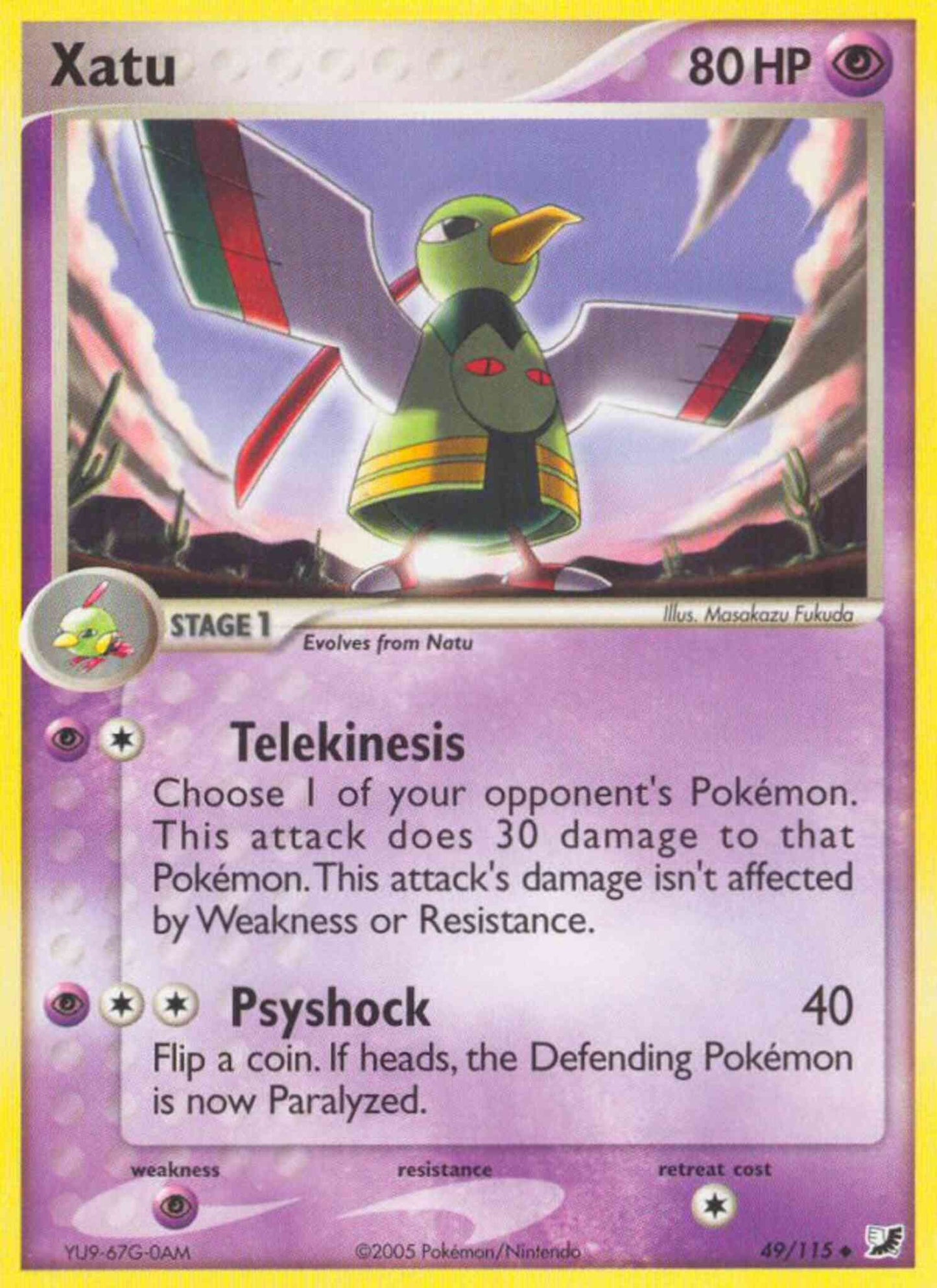 Xatu - 49/115 - Uncommon [ex10-49] [Reverse Holo]