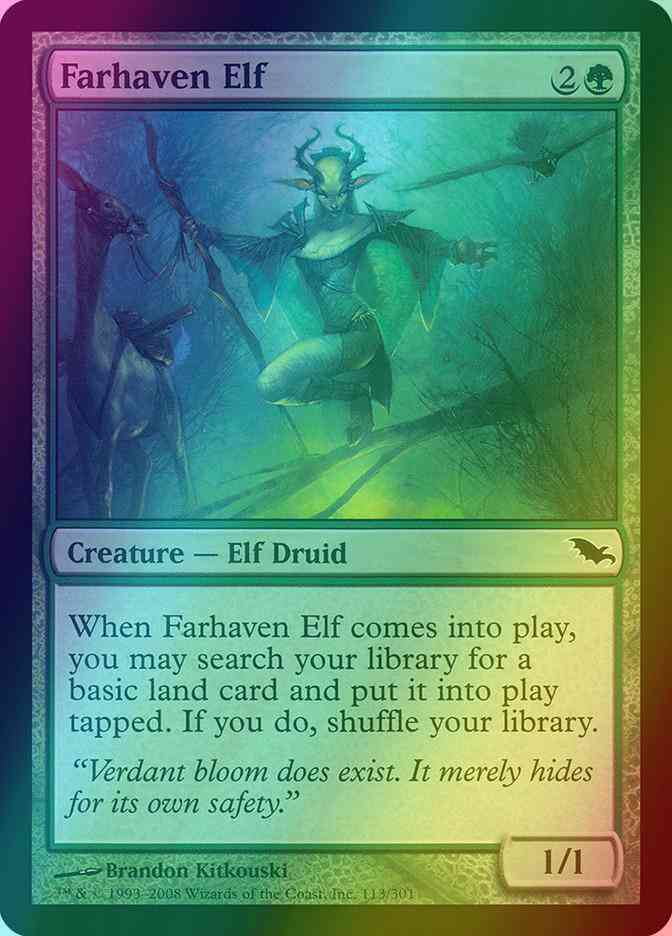 Farhaven Elf [113] [Shadowmoor] [Foil]