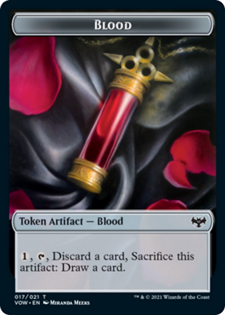 Bat Token (04) // Blood Token (17) [Innistrad: Crimson Vow: Commander: Tokens] [Non-Foil]