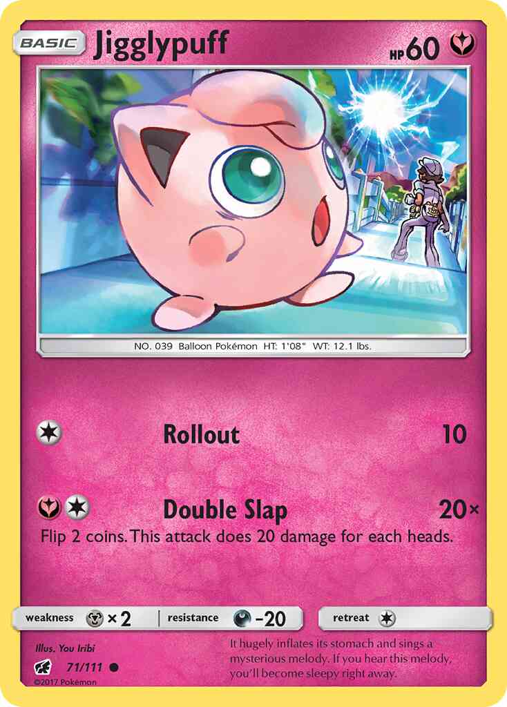 Jigglypuff - 71/111 - Common [sm4-71] [Reverse Holo]