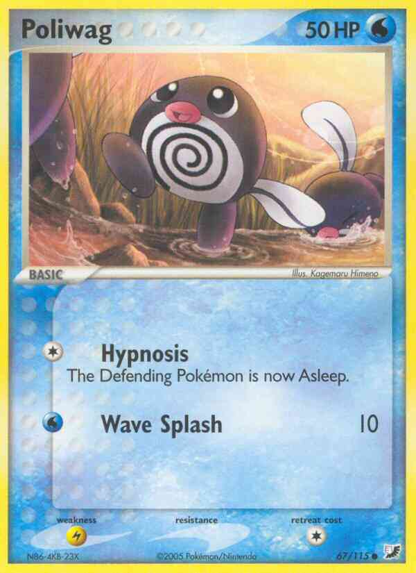 Poliwag - 67/115 - Common [ex10-67] [Reverse Holo]