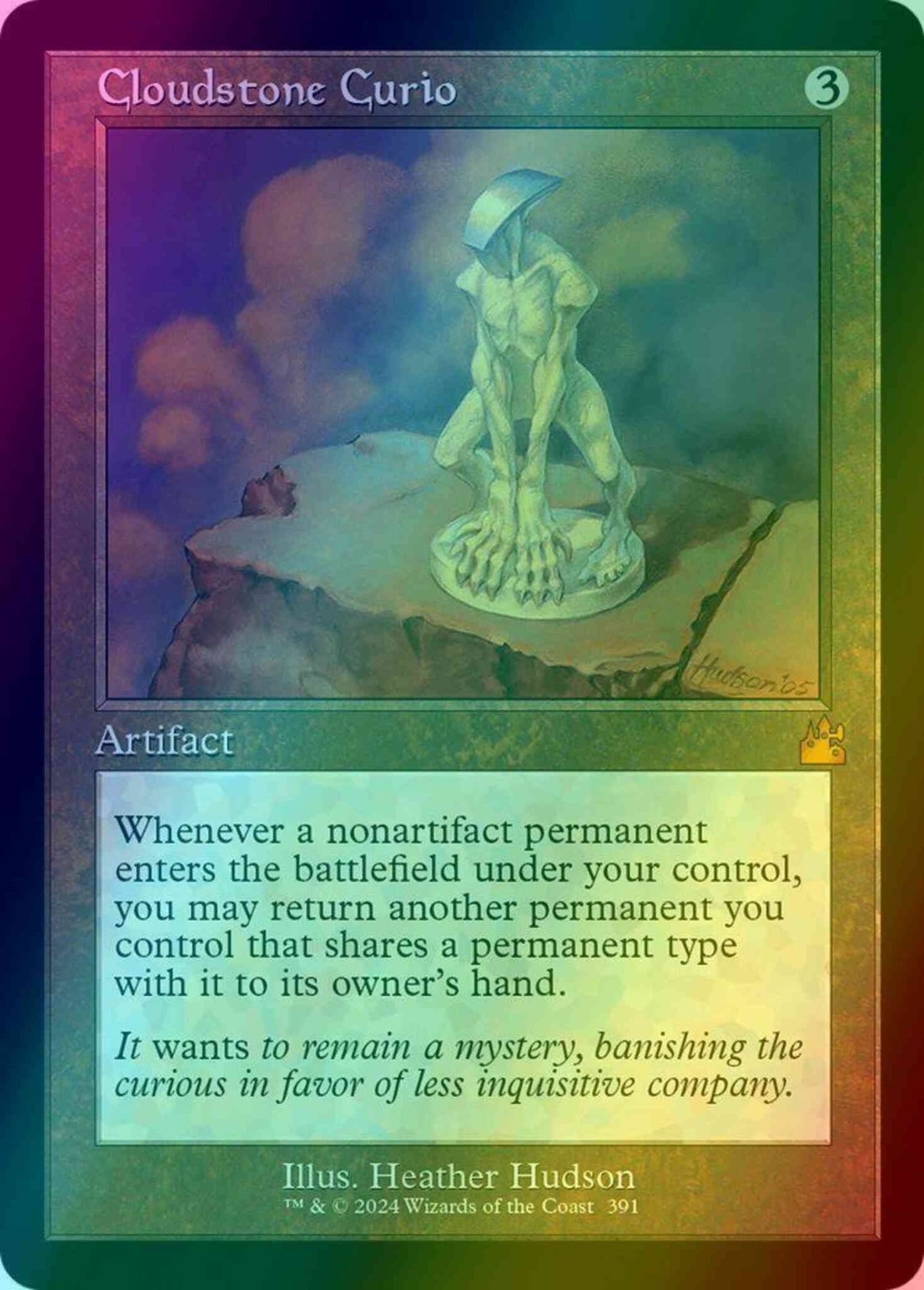 Cloudstone Curio [391] [Retro Frame] [Ravnica Remastered] [Foil]
