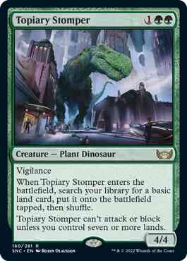 Topiary Stomper [160] [Streets of New Capenna] [Non-Foil]