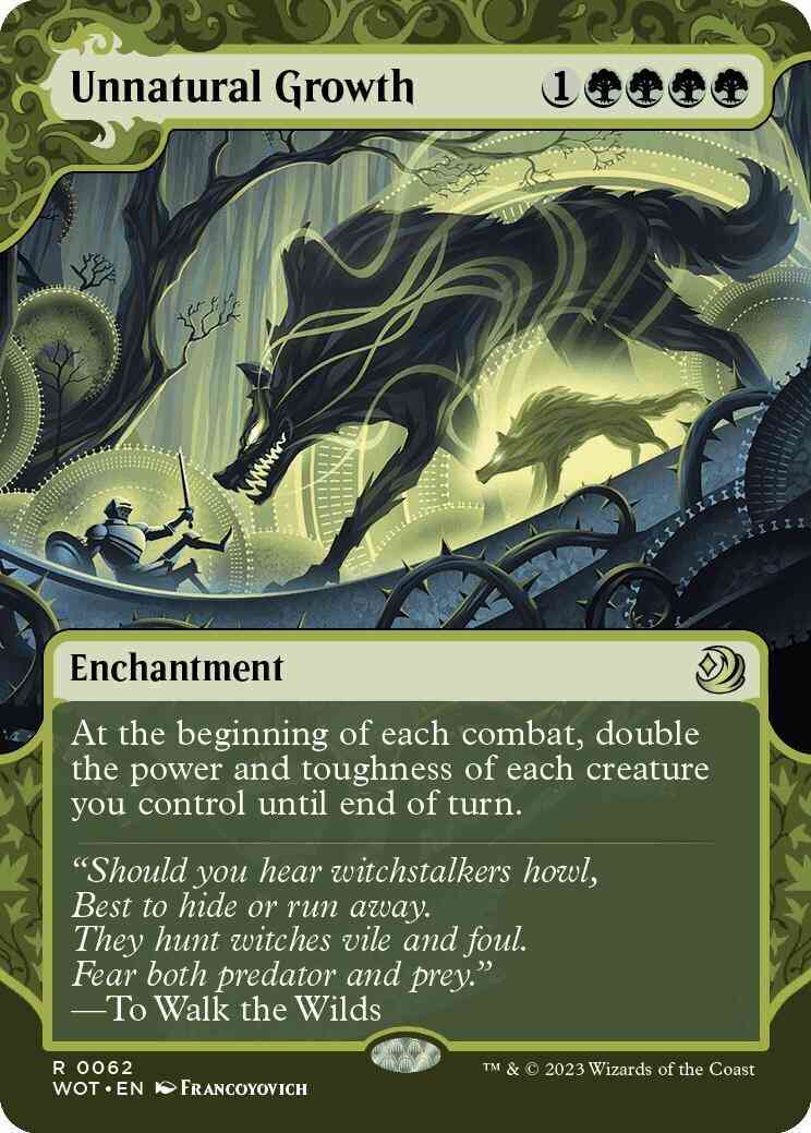 Unnatural Growth [62] [Enchanting Tale Showcase] [Wilds of Eldraine: Enchanting Tales] [Non-Foil]
