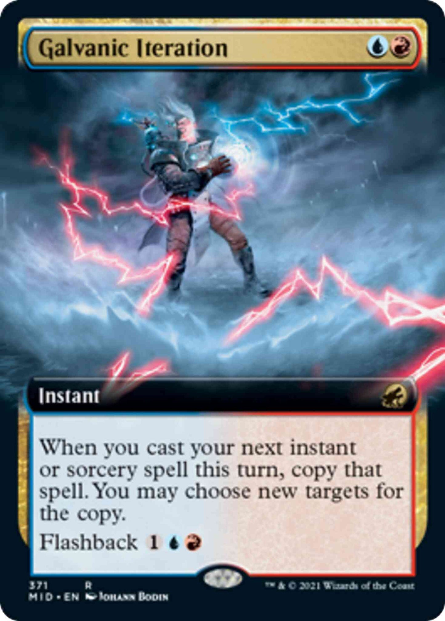 Galvanic Iteration [371] [Extended Art] [Innistrad: Midnight Hunt] [Non-Foil]