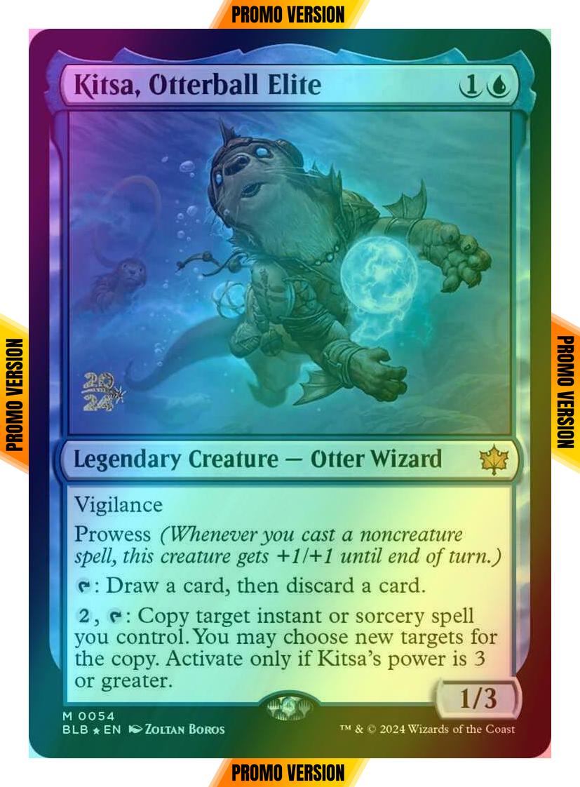 Kitsa, Otterball Elite [54s] [Prerelease] [Bloomburrow: Promos] [Foil]