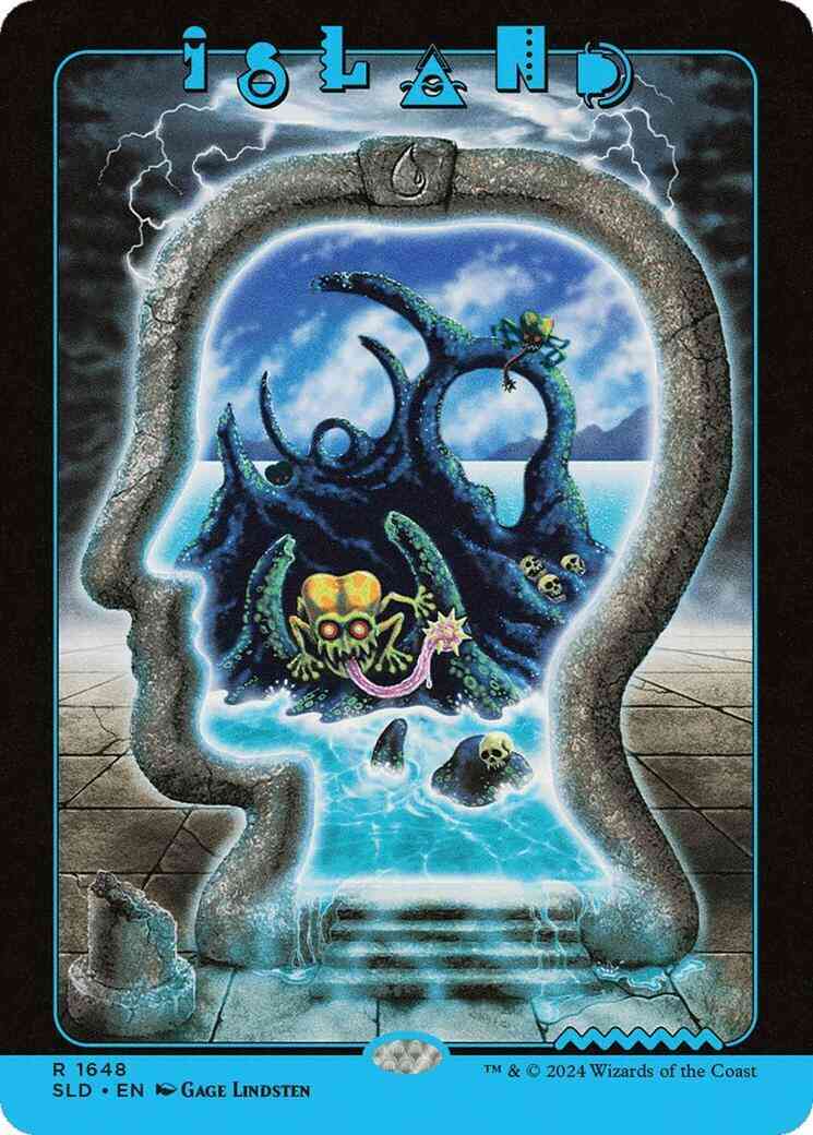 Island [1648] [Full Art] [Brain Dead: Lands] [Secret Lair Drop] [Non-Foil]