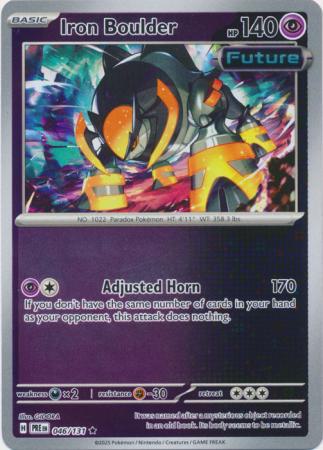 Iron Boulder - 046/131 - Rare [sv085-046] [Reverse Holo]