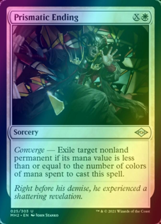 Prismatic Ending [25] [Modern Horizons 2] [Foil]