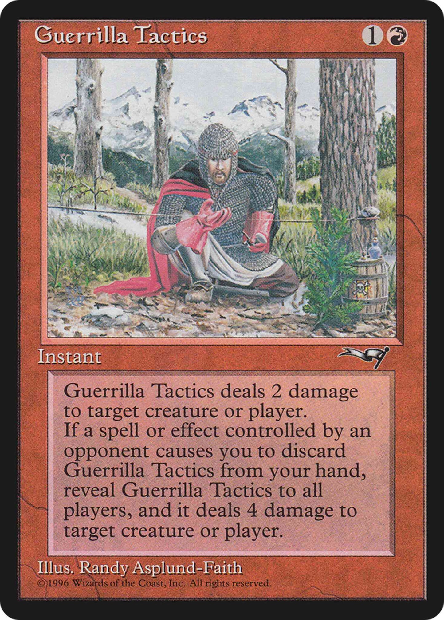 Guerrilla Tactics [Forest] [74a] [Alliances] [Non-Foil]