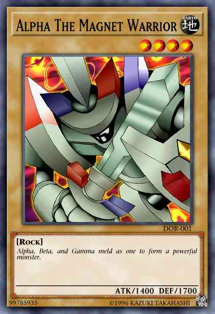 Alpha the Magnet Warrior - LCYW-EN012 - Common - 1st Edition